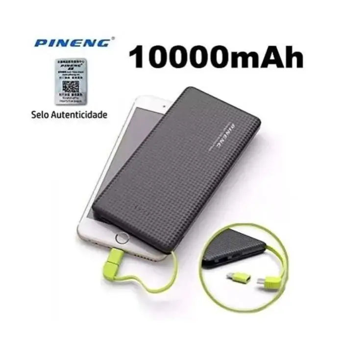 Pineng Power Bank 10.000mAh IPhone V8 Portable Charger