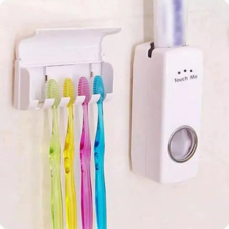 Aplicador Pasta de Dente Dispenser Porta Escovas Com Esterilizador UV