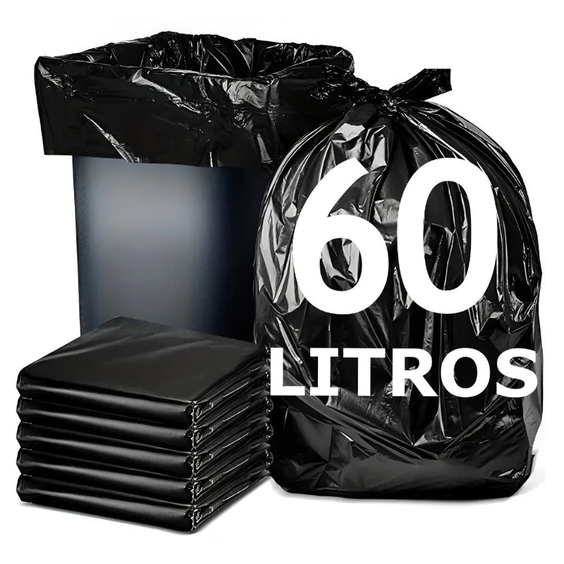 Saco de lixo 60 Litros com 100 unidades frete gratis Direto da fábrica