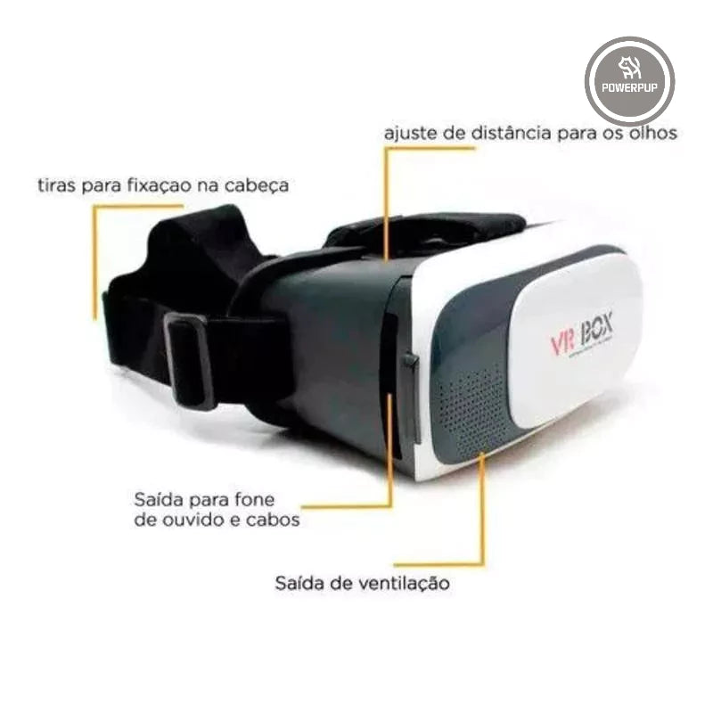 Vr Box Óculos De Realidade Virtual+Controle
